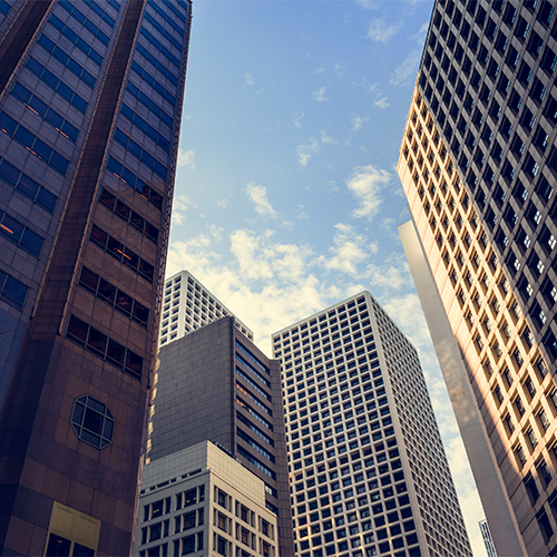 Commercial buildings representing property coverage